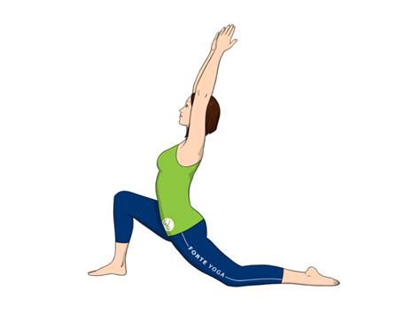 Low Lunge Yoga Pose Forte Yoga