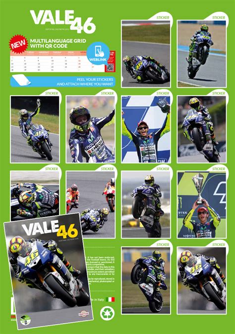 The motogp 2015 provisional calendar has been released today. Moto GP - Valentino Rossi Kalender 2015 - Kalender - 29,5x42