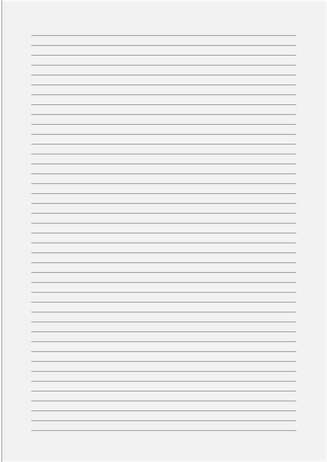 A4 Size Lined Paper With Narrow Black Lines Pale Gray Free Download