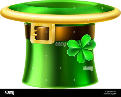 Leprechaun Shamrock Green St Patricks Day Hat Stock Vector Image And Art