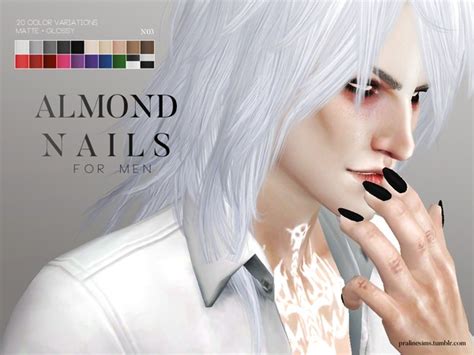 Nail Pack For Men By Pralinesims At Tsr Sims 4 Updates