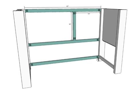 If you need to haul large sheet goods, having access to a truck is ideal. Mission Style Open Shelf Bathroom Vanity - buildsomething ...