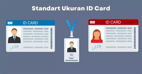 Standar Ukuran Id Card Name Tag Kartu Panitia Sesuai Iso