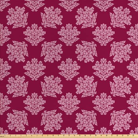 Renaissance Fabric By The Yard Classic Victorian Style Flower Damask