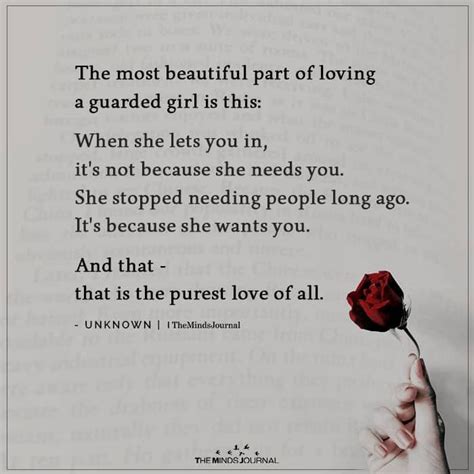 The Most Beautiful Part Of Loving A Guarded Love Quotes Loving