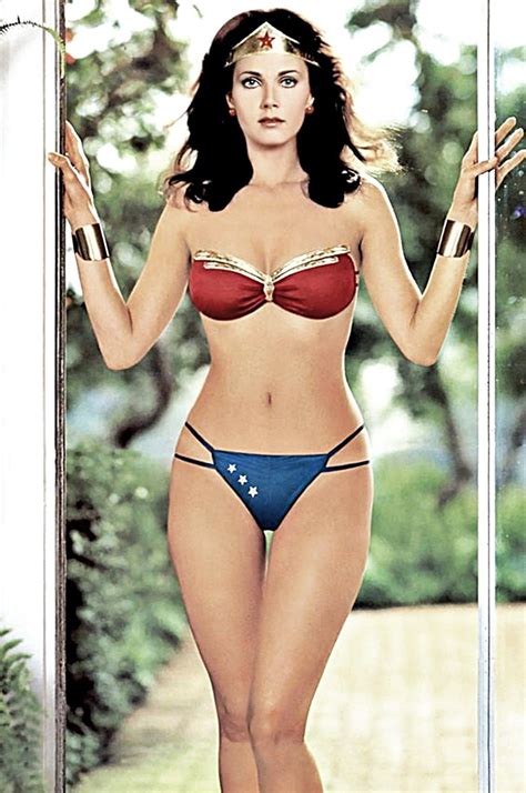 Photo Lynda Carter Wonder Woman Bikini Pin Up A New 6 X 4 Etsy