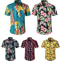 Hawaiian Shirt Mens Allover Ocean Scenic Camp Party Aloha Holiday Beach