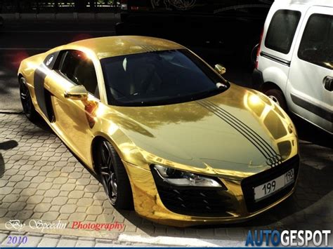 Golden Audi R8 News Top Speed