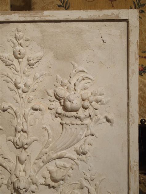 Plaster Bas Relief Cornucopia Panel From France At 1stdibs