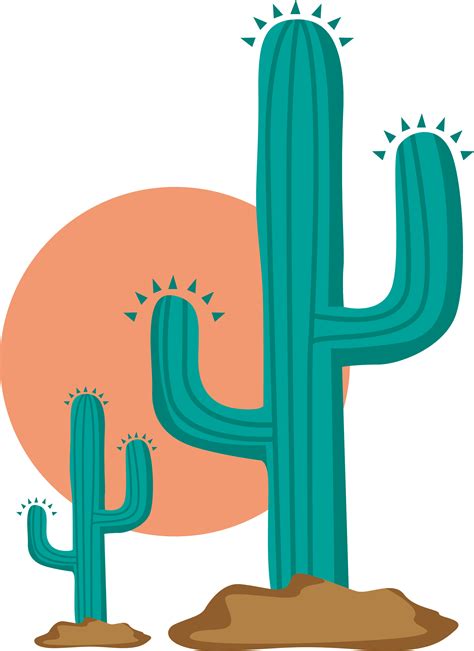 Cactaceae Clip Art Cactus Vector Png Download Full Size Clipart