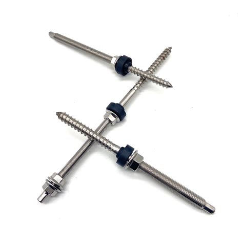 solar mounting hanger bolt used with l feet solar panel roof mount for solar panel system