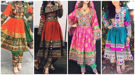 Beautiful Afghani And Pathani Dress Designs For Girls Traditional And New Version Afghani Dresses
