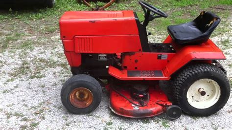 Mtd Vintage Lawn Tractor 18 Hp Twin Briggs Youtube
