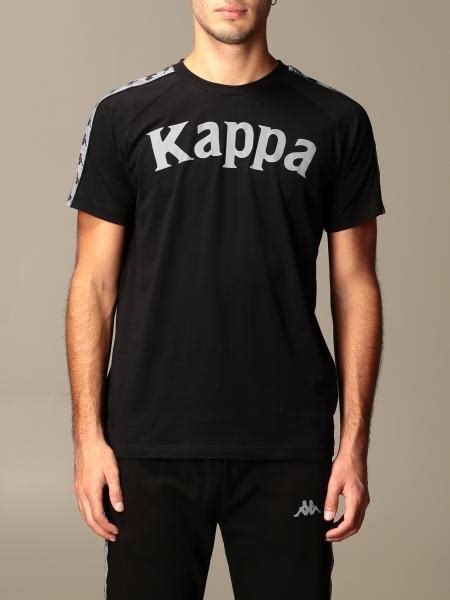 Kappa Outlet Cotton T Shirt With Reflect Logo T Shirt Kappa Men