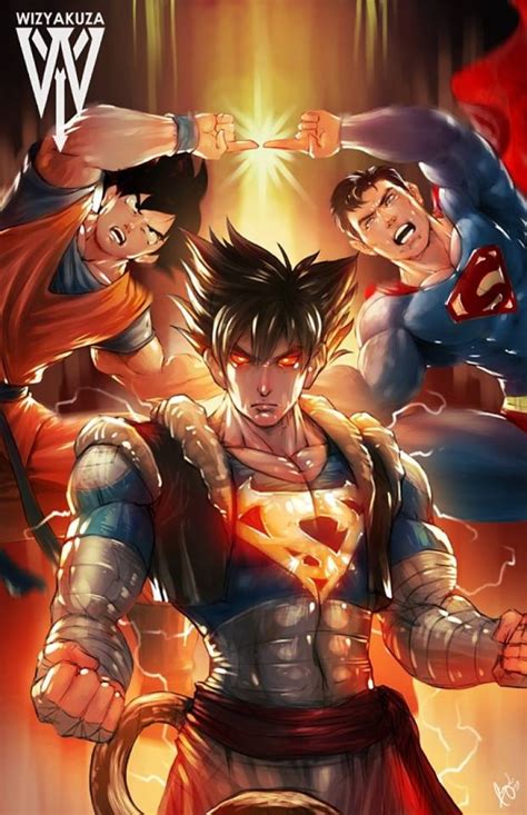 Superman And Son Goku Fusion Image Marvel And Dc Fan Club Indie Db