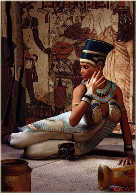 Nefertiti Queen Of Egypt By K Raven On Deviantart Ancient Egypt Art