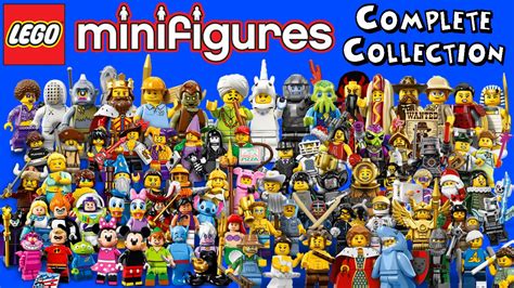 Every Lego Minifigure Series Ever 2010 2016 Brickqueen Youtube