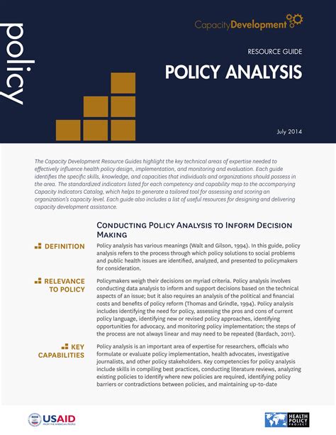 policy analysis template examples  word examples