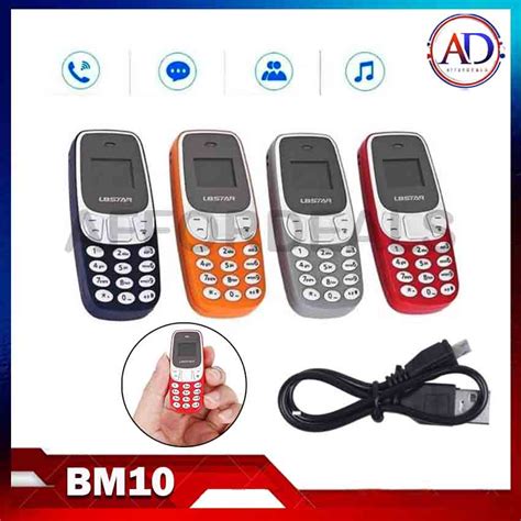 L8star Bm10 Worlds Smallest Phone 2 In 1 Mini Phone Unlocked Gsm With