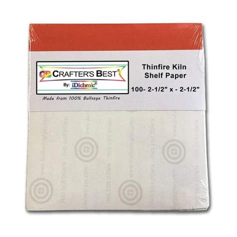 Crafters Best Thinfire Kiln Shelf Paper 2 12 X 2 12 100 Etsy