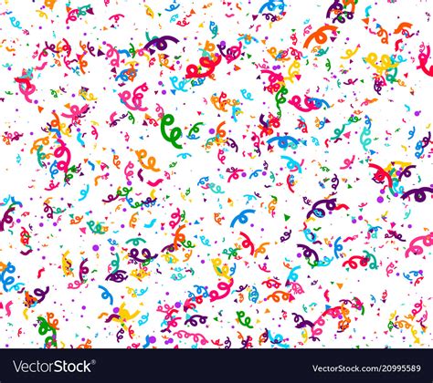 Carnaval Or Festival Confetti Colorful Pieces Vector Image