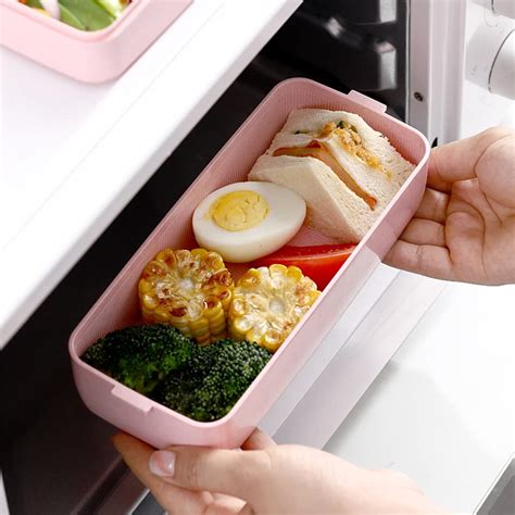 Buy Stackable Bento Box With Lunch Bag 3 Compartment Japanese Lunch