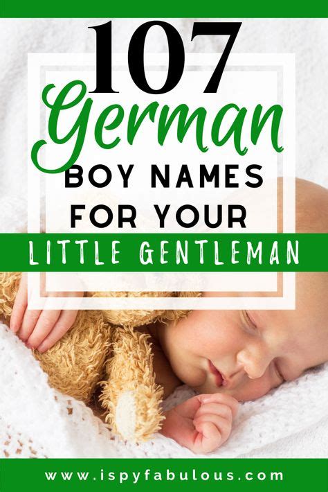 Las 10 Mejores Ideas E Inspiración Sobre German Baby Names