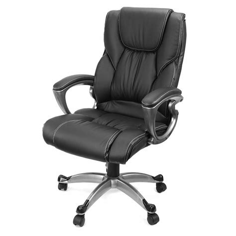 black pu leather high  office chair executive task