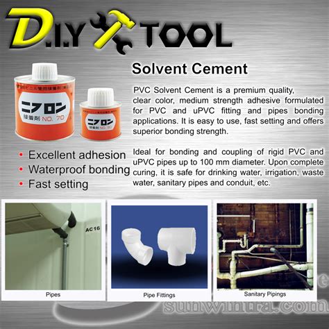 Pvc Pipe Glue Solvent Cement Gum 500g 100g Pvc Glue Pvc Gum