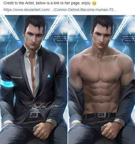 Image Result For Connor Detroit Become Human Fanart