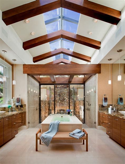 23 Gorgeous Bathrooms That Unleash The Radiance Of Skylights