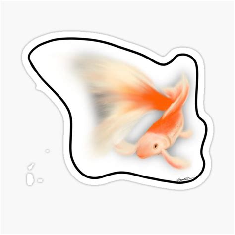 Goldfish Sticker For Sale By Artsy G13 Redbubble