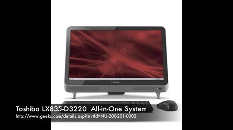 Toshiba Lx835 D3220 All In One Touchscreen W7hp Product