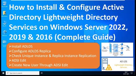 How To Install Configure Ad Lightweight Directory Services Ad Lds On Server