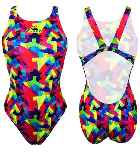 Girls Swim Suit Wide Straps New Splash Red Turbo Swim Asia