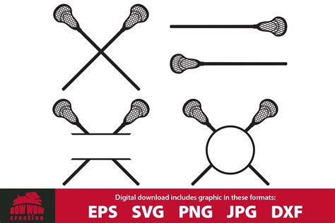 Crossed Lacrosse Stick Svg - Janainataba