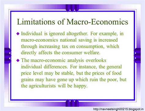Civil Services Arena Limitations Of Macro Economics