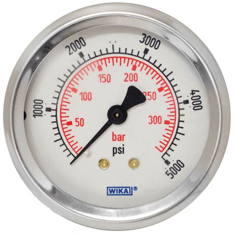 Pressure Gauge Pressure Gauge 25 In 0 5000 Psi 14 In Npt