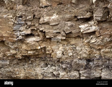 Seamless Abstract Background Cracks And Layers Of Sandstone The