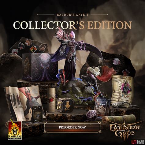 Baldurs Gate 3 Deluxe Edition And Collectors Edition Contents And