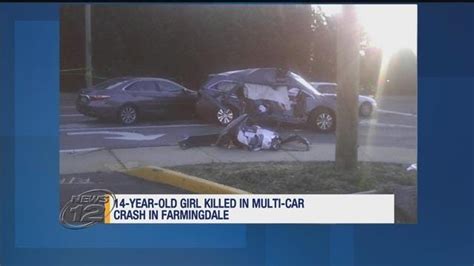 Police 14 Year Old Girl Killed In Multi Car Crash