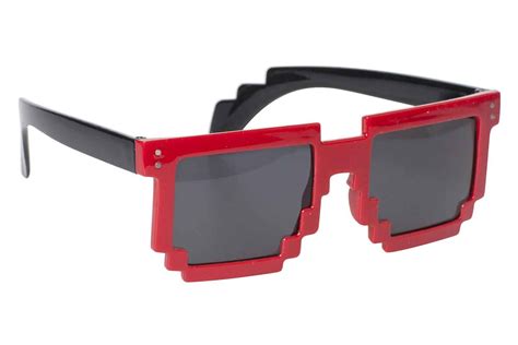 Pixel Sunglasses 8 Bit Geek Nerd Pixelated Eye Glasses Fashion