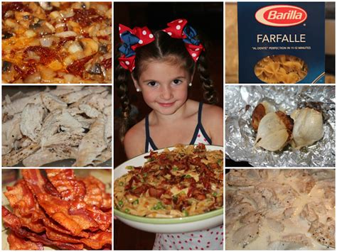 100 grams of kashi, steam meal, roasted garlic chicken farfalle, frozen entree contain 103 calories, the 5% of your total daily needs. Bolling With 5: Chicken and Farfalle With Roasted Garlic ...