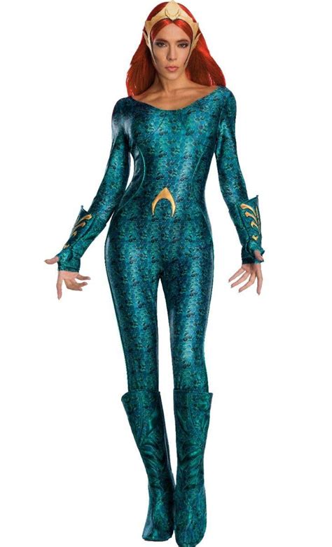 Mera Aquaman Deluxe Womens Costume Dc Comics Superhero Costume