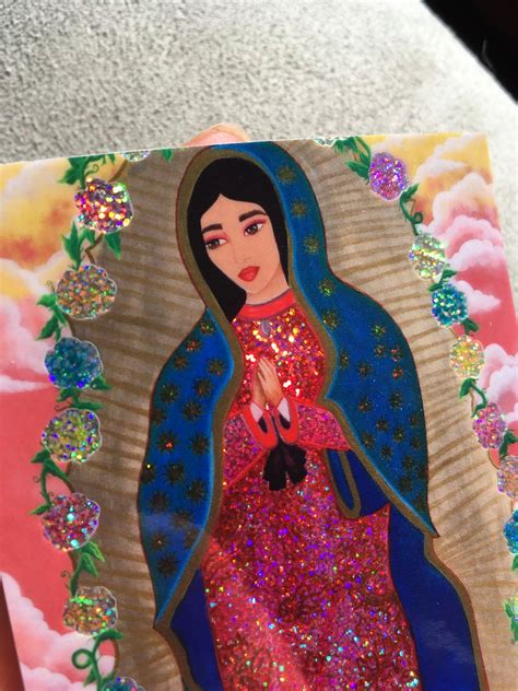 Our Lady Of Guadalupe Virgin Mary Guadalupana Holy Mother Etsy