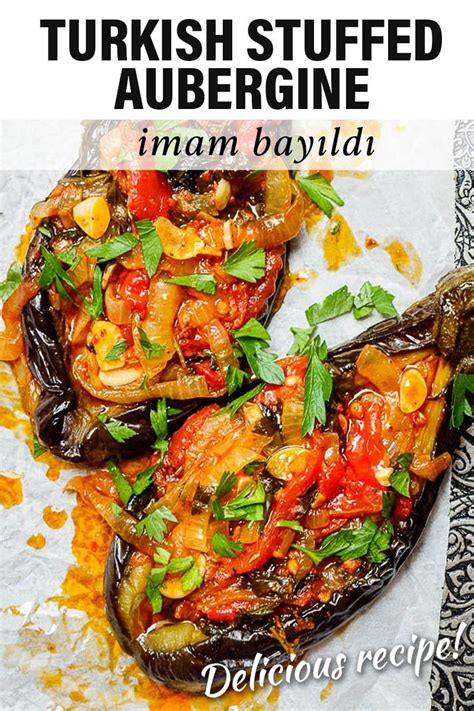 Simple And Traditional Recipe For Imam Bayildi Turkish Vegan Stuffed