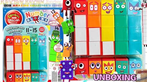 Number Blocks Magazine 11 15 Review Counting Review Youtube