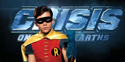 Crisis On Infinite Earths Photo Reveals Burt Ward In Robin Colors