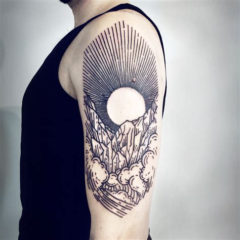 Imaginative Half Sleeve Landscape Tattoos By Lisa Orth Scene360