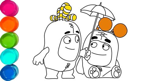 You are viewing some oddbods sketch templates click on a template to sketch over it and color it in and share with your family and friends. Oddbods Halloween Coloring Pages - Hd Football